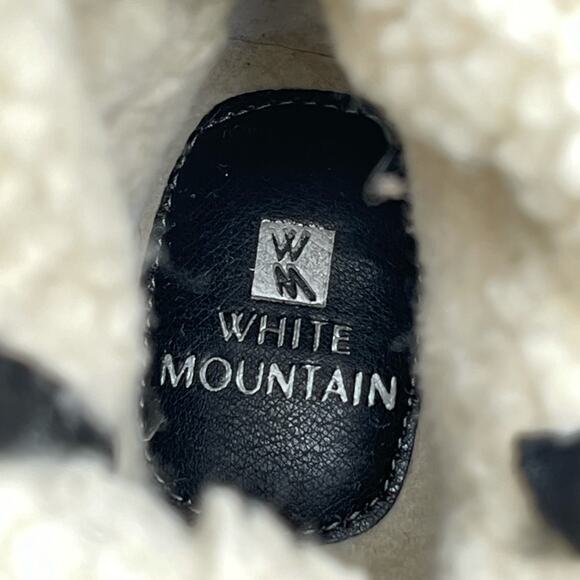 White Mountain  Tivia Boot  Women's Black Man Made Upper Synthetic sole SIZE 7 - Picture 9 of 12